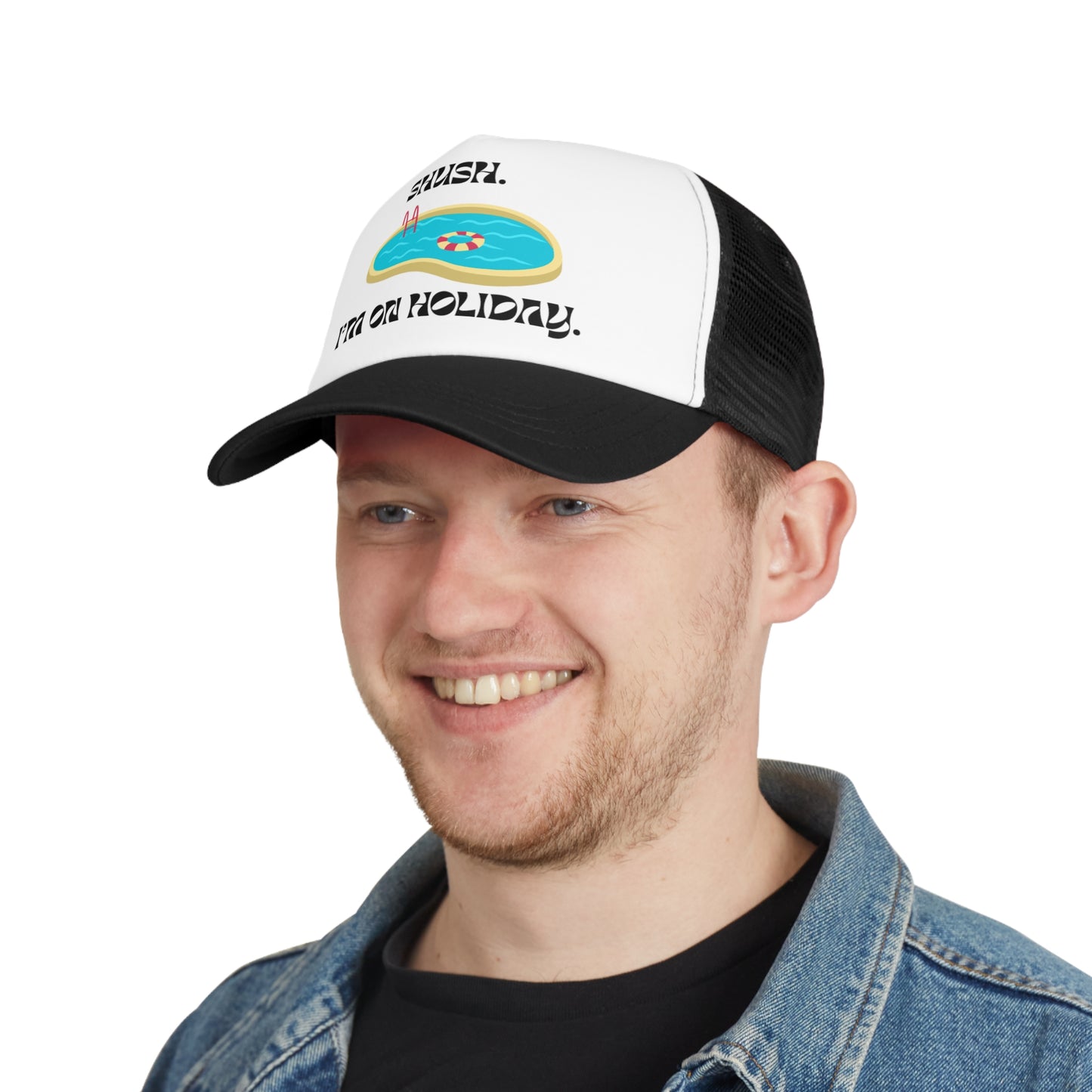 Shush, I'm on Holiday Dad Baseball Cap