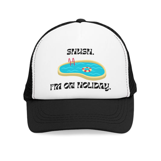 Shush, I'm on Holiday Dad Baseball Cap