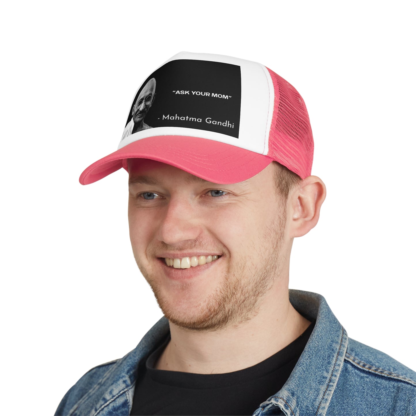 Ask Your Mom - Ghandi Dad Baseball Cap