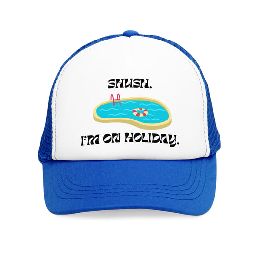 Shush, I'm on Holiday Dad Baseball Cap