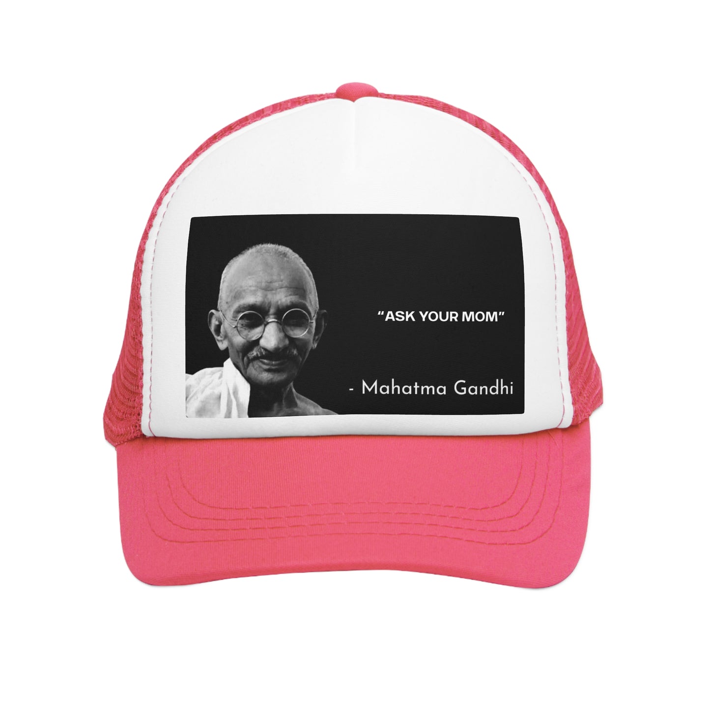 Ask Your Mom - Ghandi Dad Baseball Cap