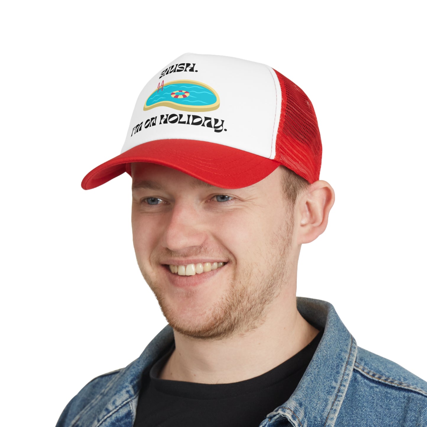 Shush, I'm on Holiday Dad Baseball Cap