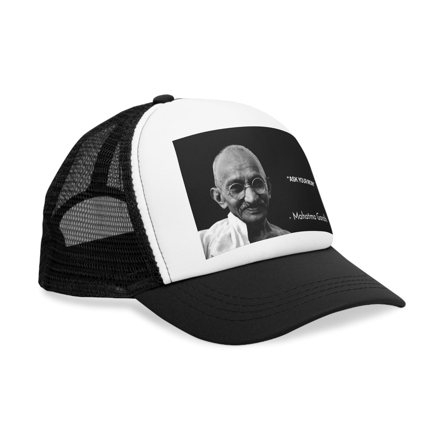 Ask Your Mom - Ghandi Dad Baseball Cap