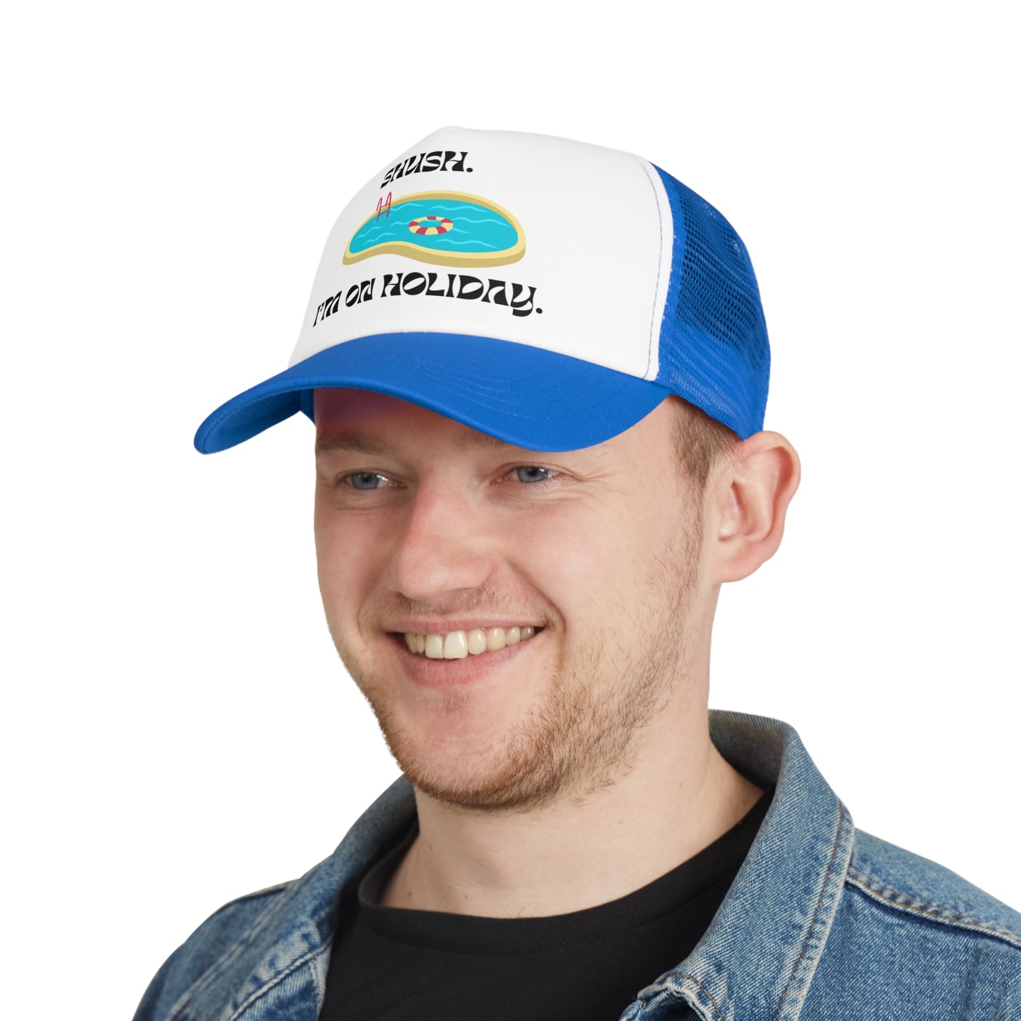 Shush, I'm on Holiday Dad Baseball Cap