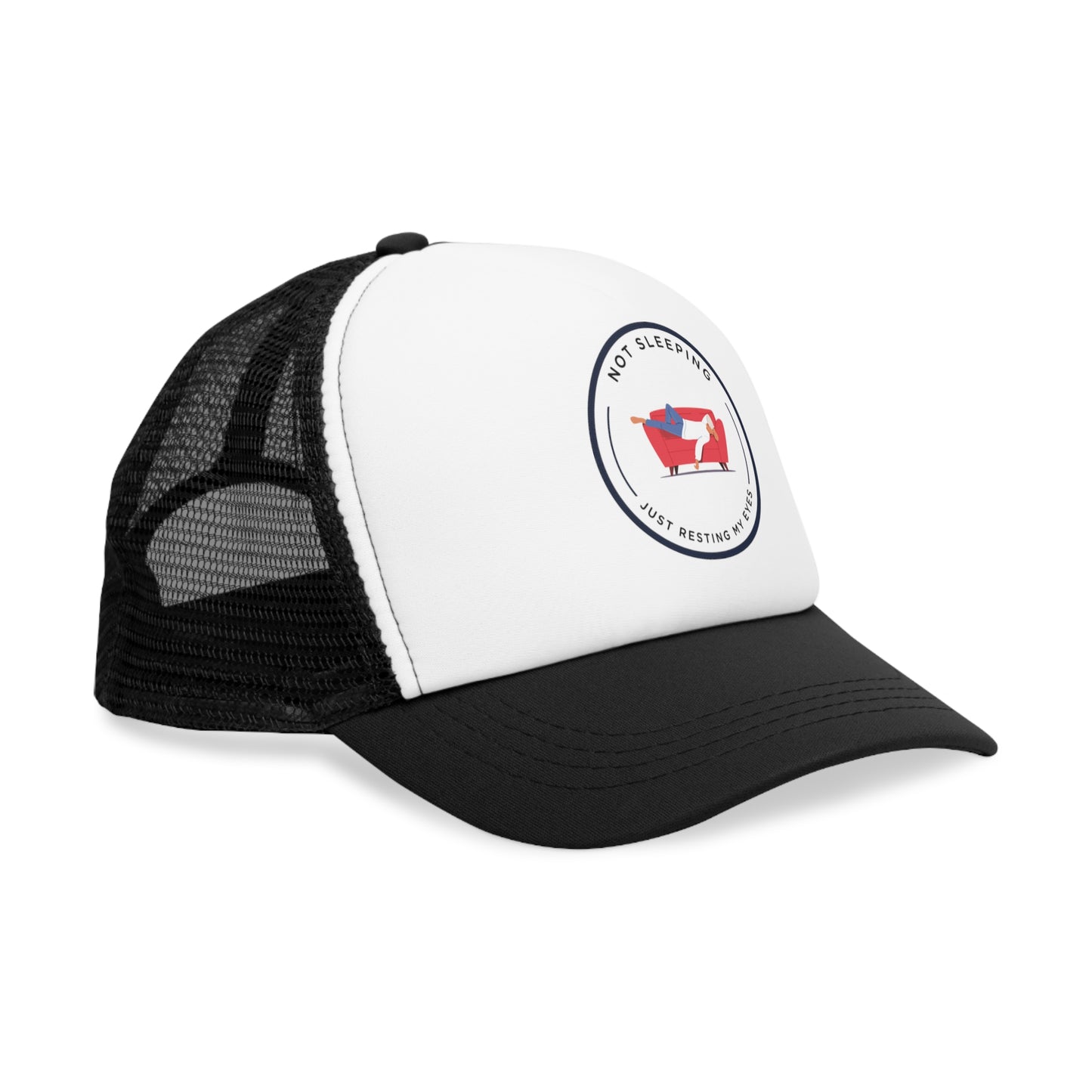 Not Sleeping Just Resting My Eyes Dad Baseball Cap