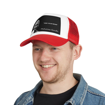 Ask Your Mom - Ghandi Dad Baseball Cap