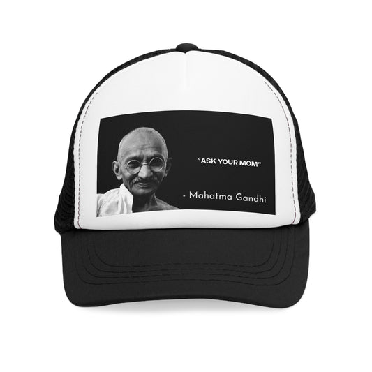 Ask Your Mom - Ghandi Dad Baseball Cap