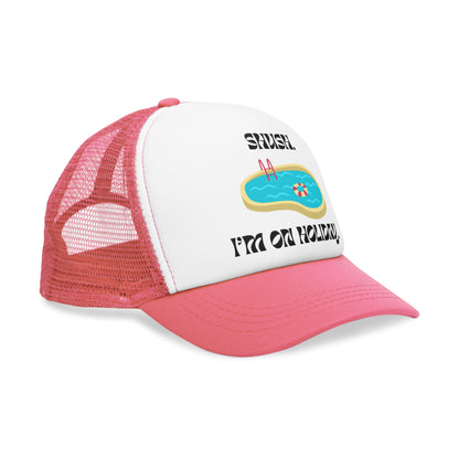 Shush, I'm on Holiday Dad Baseball Cap