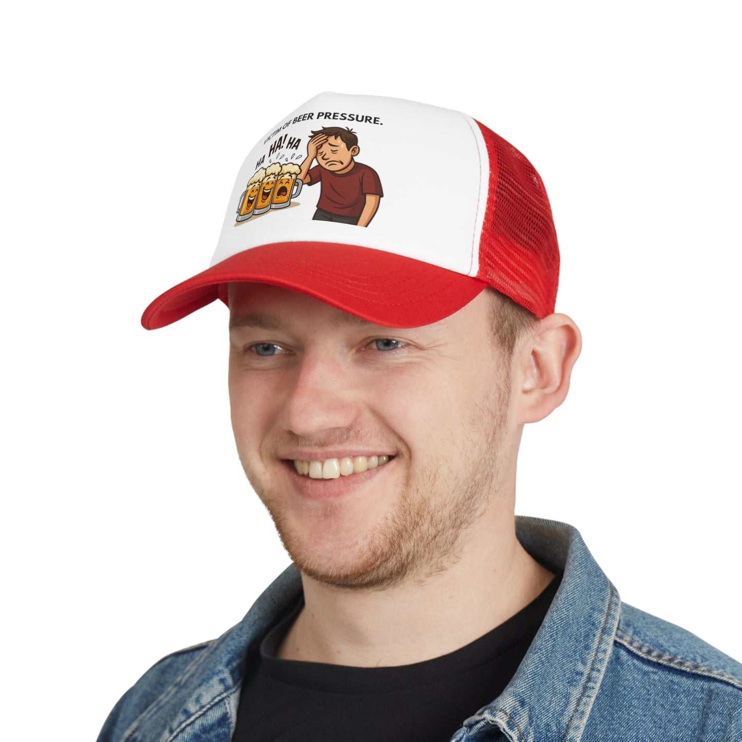 Victim of Beer Pressure Dad Baseball Cap