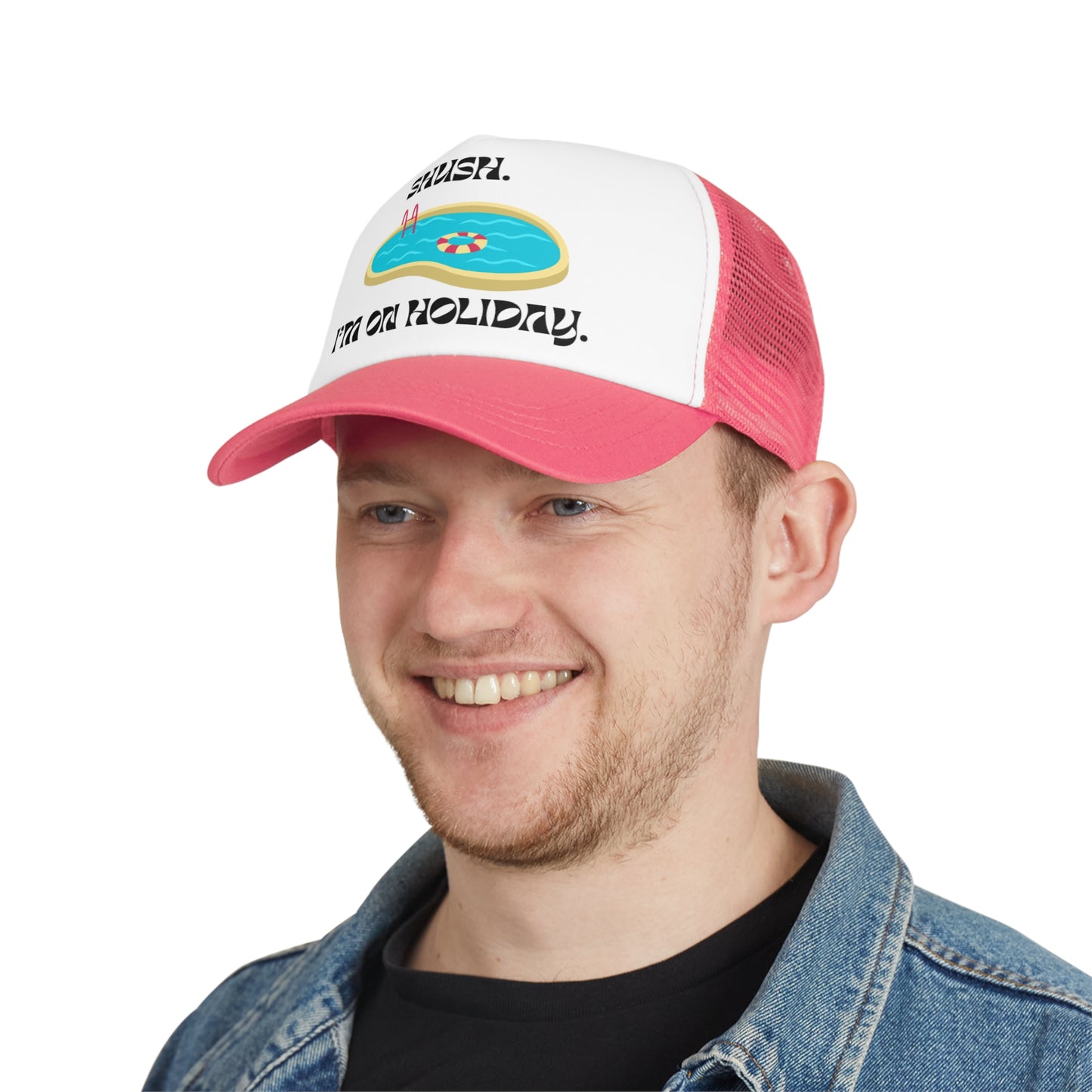 Shush, I'm on Holiday Dad Baseball Cap